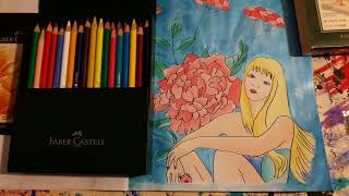 Colorions Sophies Gems mon livre de coloriages Dessin numéro 3 coloriage polychromos gelatos [upl. by Eisseb795]