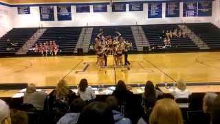 South Harrison High SchoolWVSSAC Region 2 A Cheer 2015 [upl. by Enivid907]