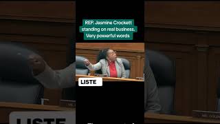 Rep Jasmine Crockett Schools Privileged White Male Republicans on Oppression  Republican Fragility [upl. by Nollat]