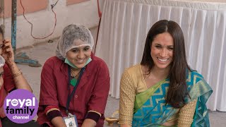 Duchess of Sussex visits India with World Vision in never before seen video [upl. by Joey]