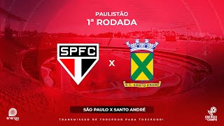 SÃO PAULO X SANTO ANDRÉ  20012024  PAULISTÃO  AO VIVO [upl. by Assenad]