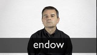 How to pronounce ENDOW in British English [upl. by Khalsa]