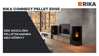 CONNECT PELLET EDGE  Modulär pelletskamin för individuella behov  SV [upl. by Alessandro]