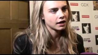 Cara Delevingne quotIm Petrified about London Fashion Weekquot [upl. by Koehler134]