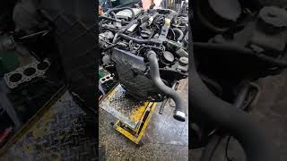 Mercedes w204 4matic 220cdi simple replace oil pan 🫡mercedes mechanic engine hardwork [upl. by Banky844]