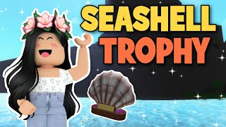 HOW TO GET THE SEASHELL IN BLOXBURG 2024  NEW Super RARE Summer Seashell Trophy ROBLOX WORKING [upl. by Pip]