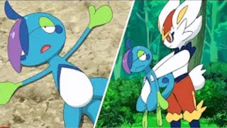 Gohs Sobble evolves into Drizzile 「Aᴍv」 Pokemon Journeys Episode 62  Credits in Description [upl. by Buskirk774]