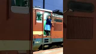 Assistantlocopilot indianrailways dream job 👮‍♀️ locopilot womanpower traindriver shyamhembram [upl. by Nosirrah]