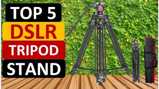 Top 5 Best DSLR Tripod Stand in 2024 [upl. by Anirrok]