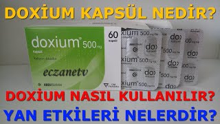 Doxium Kapsül Nedir Doxium Kapsülün Yan Etkileri Nelerdir Doxium Kapsül Nasıl Kullanılır [upl. by Charron998]