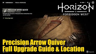 Horizon Forbidden West  Precision Arrow Quiver Full Upgrade [upl. by Shevlo]