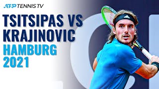 Stefanos Tsitsipas vs Filip Krajinovic  Hamburg 2021 Highlights [upl. by Lucy]