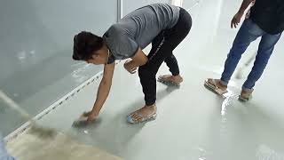 Epoxy and Pu Industrial Floor Solution in Bangladesh  Floortech Construction [upl. by Malha]