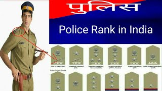 Indian Police Ranks and Badges  Insignia  LAWgical SID [upl. by Ahsya]