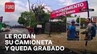 Delincuentes armados despojan a conductor de su camioneta en Tuxtla Gutiérrez  Sábados de FORO [upl. by Townsend953]