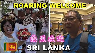 Roaring welcome at Colombo airport  科伦坡机场热烈欢迎 吉隆坡 飞往 科伦坡（斯里兰卡）  SRI LANKAN AIRLINES FROM KL [upl. by Bouley240]