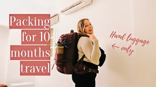 What to pack for longterm travel Only 40L [upl. by Roleat78]