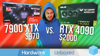 Radeon RX 7900 XTX vs GeForce RTX 4090 GeForce Premium Worth It [upl. by Ennayk191]