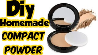 Diy Compact PowderDiy homemade Compact PowderHow to make Compact Powder at homeCompact Powder [upl. by Itisahc]