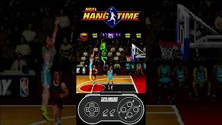 Trail Blazers Vs Hornets  3rd 2 of 4  Peanut Alien  NBA Hangtime  SNES [upl. by Pooh]