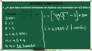 Calcular la tasa que se debe reconocer para que un capital se duplique – Ejercicio 21 [upl. by Chipman270]