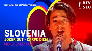 Joker Out  Carpe Diem  Slovenia 🇸🇮  Showcase Performance  Eurovision 2023 [upl. by Gav]