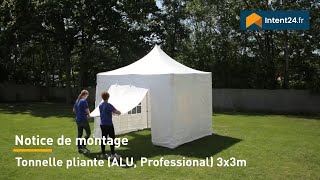 Montage 3x3 m  Tonnelle pliante Professional [upl. by Ilojna]