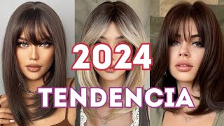 TENDENCIAS del CABELLO 2024 ✂️👌 CORTES y ESTILOS DE MUJERES [upl. by Karee]