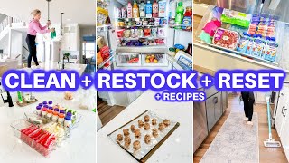 NEW CLEAN WITH ME ORGANIZE  HOUSE RESTOCK RESET  CLEANING MOTIVATION decluttering JAMIES JOURNEY [upl. by Bonnibelle]