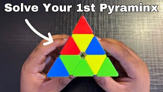 How to Solve a Pyraminx Without Any Algorithm “Easiest Way” [upl. by Myra234]