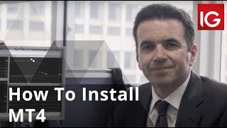 How To Install MT4  IG [upl. by Skill88]