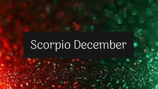 Scorpio tarot reading December  He wants an earth sign Possible cross watcher read [upl. by Acimehs]