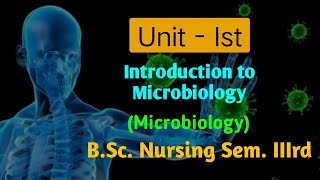 Introduction to Microbiology  microbiology bscnursing  medicotalibpoetry  nursingnotes [upl. by Eceinhoj]