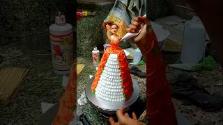 Beautiful Barbie Doll Cake Decorating ideas prinsess cake cake barbiedollcake ytshorts shorts [upl. by Yejus907]