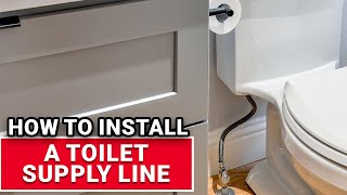 How To Install A Toilet Supply Line  Ace Hardware [upl. by Ardelia]