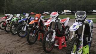 2019 Dirt Action 450 Enduro Shootout [upl. by Kirt]