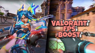 How to boost Valorant FPS to the Max Low end pc [upl. by Damara]