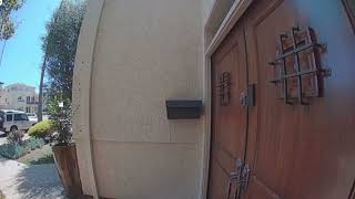 Woman Steals Package from Doorstep Caught on CCTV Camera [upl. by Einnig]