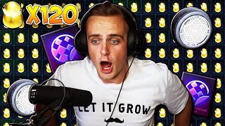 The BIGGEST amp BEST Golden Egg Opening On YouTube  Opening 120 Golden Eggs In Rocket League [upl. by Llehsad]