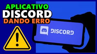 App DISCORD não abre app DISCORD dando erro app DISCORD parou de funcionar [upl. by Annia]