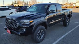 2023 Toyota Tacoma TRD OffRoad 4x4 ACCESS CAB in Black [upl. by Rector]