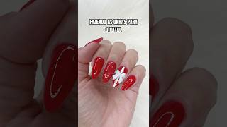 Fazendo as unhas para o Natal 🎅🏻 unhasnatalinas unhas unhaslindas manicure esmaltes [upl. by Ativad]