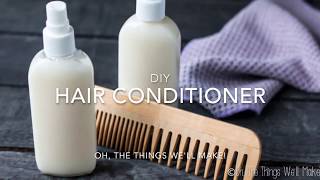 Easy DIY Hair Conditioner [upl. by Darleen]