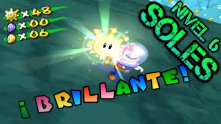 Todos Los Soles Del Nivel 6 Super Mario Sunshine Cala Del Sole [upl. by Itch580]