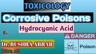 Toxicology Ilmusamoom Hydrocyanic AcidBUMS 3rd [upl. by Helbonia]