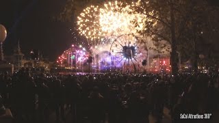 World of Color New Years Eve 2015 Fireworks  GoPro  Disneyland resort [upl. by Nilauqcaj]