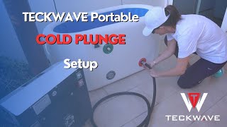 TECKWAVE Ice Bath amp Cold Plunge Setup [upl. by Noizneb418]