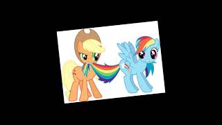 Applejack and Rainbow Dash Edit  mlp shorts edits [upl. by Jazmin123]