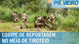 Reportagem flagra tiroteio durante operação em Salvador  Primeiro Impacto 181024 [upl. by Nodnek405]