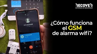 Como funciona el GSM de una alarma inalámbrica Wifi [upl. by Cattier]